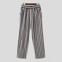 INCERUN - Pantalón holgado informal de rayas étnicas para hombre, cómodo, de pierna ancha y largo, talla grande, tallas S-5XL