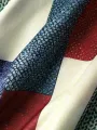ChArmkpR Erkek Kazak Kapşonlular Renk Blok Patchwork Yuvarlak Yaka Bol Kazak Sweatshirtler
