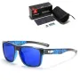 KDEAM Classic Square Frame Polarized Sunglasses UV400 Protection Sport Sun Eyewear for Outdoor Cycling Driving Fishing