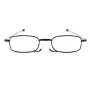 Foldable Reading Glasses Men Women Metal Frame Blue Light Resistant EyeGlasses with Bag Prescription Eyewear +1.5 To +3.5