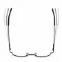 HD Half Moon Reading Glasses Metal Frame Lightweight Eyeglasses for Unisex Vision Care +1.5~+3.5 Diopter