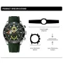 NAVIFORCE Fashion Men Watch Waterproof Luminous Sport Quartz Watch Chronograph Date Wristwatch