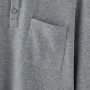 INCERUN Mens Color-Block Panel Long-Sleeve Pullover Hoodie Fashion Loose Fit Top with Chest Pocket in Spring Fall Winter