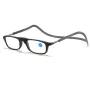 1 Pcs Lightweight Portable Soft Tape Hanging Neck Magnetic Reading Glasses Comfortable HD Anti-blue Light Presbyopia Glasses