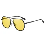 Classic Fashion Mg Aluminum Sunglasses for Men UV400 Protection Photochromic Sun Glasses Night Vision Driving Eyeglasses