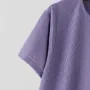 INCERUN Mens Textured Crew Neck Short Sleeve T-Shirt Fashion Solid Color Comfortable Top Male S 5XL