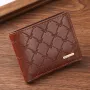 Retro Men's PU Leather Short Wallet Slim Bifold Purse Credit Card Holder Card Case Wallet Gifts For Men Card Holder Purse Men