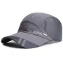 Men Lightweight Quick Dry Breathable Baseball Cap Cool Mesh Outdoor Sports Sun Protection Duckbill Cap for Summer Running Fishing Riding Travel