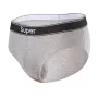 Cuecas triangulares masculinas 5 peças, moda com letras, cinto elástico, confortável, macias e respiráveis, para dormir diariamente