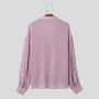 INCERUN Men Shirts Fashion-forward Males See through Long Sleeve Shirts Trendy Japanese and Korean Daily Lapel Top Male Clothing
