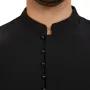 INCERUN 男士 Jubba Thobe 純色長袖時尚薄款長袍 卡夫坦立領伊斯蘭阿拉伯男士長袍 S-5XL