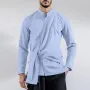 INCERUN Men Fashion Design Long Sleeve Shirt Button Up Comfy Casual Shirt for Mens Plus Size, Spring Fall
