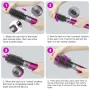 Cylinder Comb Part For Dyson Hair Dryer Adapter Fluffy Styling Roller Comb Nozzle for Dyson Styler HS01 HS05 Models