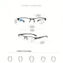 Business Reading Glasses Classic Rectangle Computer Anti Eyestrain Presbyopic Glasses Anti Blue Light Eye Glasses For Women Men