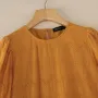 ZANZEA Elegant Style Women Dress Ladylike Puff Sleeve Dress Lace Patchwork Midi O Neck Dresses