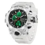 SANDA Men's Electronic Watch Dual Display Waterproof Quartz Watch Fashion Outdoor Sports Wristwatches Movement with Luminous, Stopwatch, Countdown, Alarm & Date Function