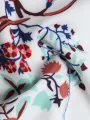 ZANZEA Plus Size Women Blouse Ethnic Style Print Round Neck Long Sleeve Bohemia Button Shirt For Women