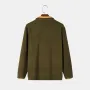 ChArmkpR Mens Contrast Patchwork Stand Collar Fleece Casual Pullover Sweatshirts