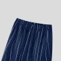 INCERUN Herrar Röndótt Prenta Frjálslegur Teygjanlegt Mitti Buxur Loose Fit Breiðir Fætur Buxur fyrir karla Plus Size S-5XL