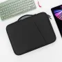10.8''-13'' Laptop Storage Bag Portable Nylon Fabric Waterproof Dustproof Handbag Liner Bag Electronic Products Protective Carrying Case with Pocket