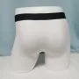 Men's 3-Pack Cotton Boxer Briefs with Comfortable Flex Waistband Breathable Solid Color Panties Boxershorts Comfy Open Front Crotch Underwear Male Sports Underpants Shorts
