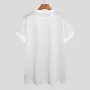 INCERUN Men Casual Mesh See Through Crew Neck Short Sleeve T-Shirt