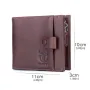 BULLCAPTAIN Genuine Leather Men Short Wallet Casual Business Clutch Male Coin Purse Hasp Zipper Card Holder Money Clip