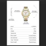 CURREN Men's Quartz Watch Waterproof Stainless Steel Calendar Wristwatch Business Casual Design with Watch Box Stylish