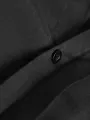 INCERUN Plus Size Men Long Shirt Stand Collar Button Long Sleeve Solid Long Robe Shirts