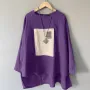 ZANZEA Women Street Fashion Long Sleeve Blouse Printed Long Shirts Patchwork Retro Loose Tops