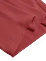 ZANZEA Plus Size Women Pants Solid Color Side Button Elastic Waist Loose Casual Wide Leg Pants With No Pocket