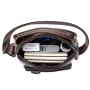 BULLCAPTAIN Genuine Leather Men's Shoulder Bag Small Handbag Fashion Crossbody Bag for Men Daily Casual Travel Messenger Bag for 7.9inch Ipad