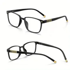 Anti Blue Light Reading Glasses Men Black Full Frame Hyperopia Eyewear High-definition Comfortable Presbyopia Glasses