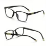 Anti Blue Light Reading Glasses Men Black Full Frame Hyperopia Eyewear High-definition Comfortable Presbyopia Glasses