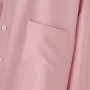 INCERUN - Camisa minimalista de manga larga con botones metálicos para hombre, estilo informal de negocios, color liso, con solapa, corte holgado, tallas S-5XL