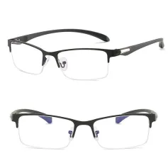 Business Reading Glasses Classic Rectangle Computer Anti Eyestrain Presbyopic Glasses Anti Blue Light Eye Glasses For Women Men