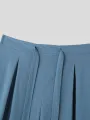 INCERUN Men Loose Pant Plus Size Wide Leg Casual Long Mens Pants Fashion Solid Color Daily Trousers Men's Bottoms
