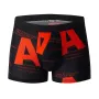 4 calzoncillos bóxer para hombre, ropa interior estampada a la moda, cómodos, transpirables, informales, cortos.