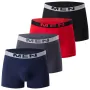 10PCS Men's Underwear Solid Color Boxer Briefs Breathable & Comfortable Flat Pants Elastic Waist Casual Sport Shorts Underwear