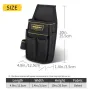 Tool bag Electrician Bag Waist Bag Thickened Canvas Oxford Cloth Hardware Tools Small Professional Tool Kit Multifunctional Waist Pack with Adjustable Belts