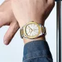 CURREN Men's Quartz Watch Waterproof Stainless Steel Calendar Wristwatch Business Casual Design with Watch Box Stylish