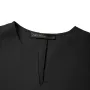 ZANZEA - Vestido de verano elegante para mujer, con escote en V, manga corta, informal, para fiestas, hasta la rodilla