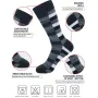 5 Pairs Men's Dress Socks Cotton Colorful Striped Geometric Pattern Funny Casual Pack Novelty Business Socks Comfortable