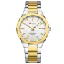 CURREN Men's Luminous Quartz Watch Stainless Steel Strap Waterproof Calendar Business Casual Stylish Wristwatch