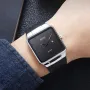 SKMEI Fashion Square Men Watch Simple Quartz Watch Waterproof Electronic Watch Casual Sport Wristwatches