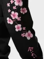 ChArmkpR Mens Japanese Cherry Blossoms Print Drawstring Waist Loose Pants Winter