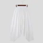 INCERUN Mens Trendy Wide Leg Pants Solid Color Casual Loose Foots-binding Pants Plus Size, Spring Fall, S-5XL