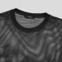 INCERUN Men Casual Mesh See Through Crew Neck Short Sleeve T-Shirt