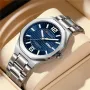 CURREN Men's Stainless Steel Quartz Watch Waterproof Calendar Business Casual Wristwatch Fashion Design with Watch Box