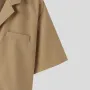 INCERUN Mens Blazer Stylish and Lightweight Korean-style Suit for Fashion-Forward Males Solid Color Short Sleeve Suit Coat